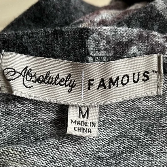 •Absolutely Famous• Open Sweater Duster - Size Medium - Picture 2 of 8